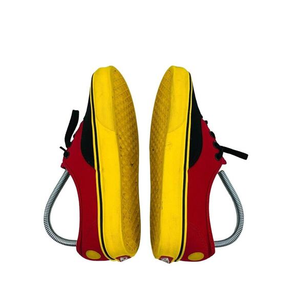 Vans x Disney Unisex Mickey Red Black Yellow Sneakers Shoes Size M 5 W 6.5 - Picture 4 of 10